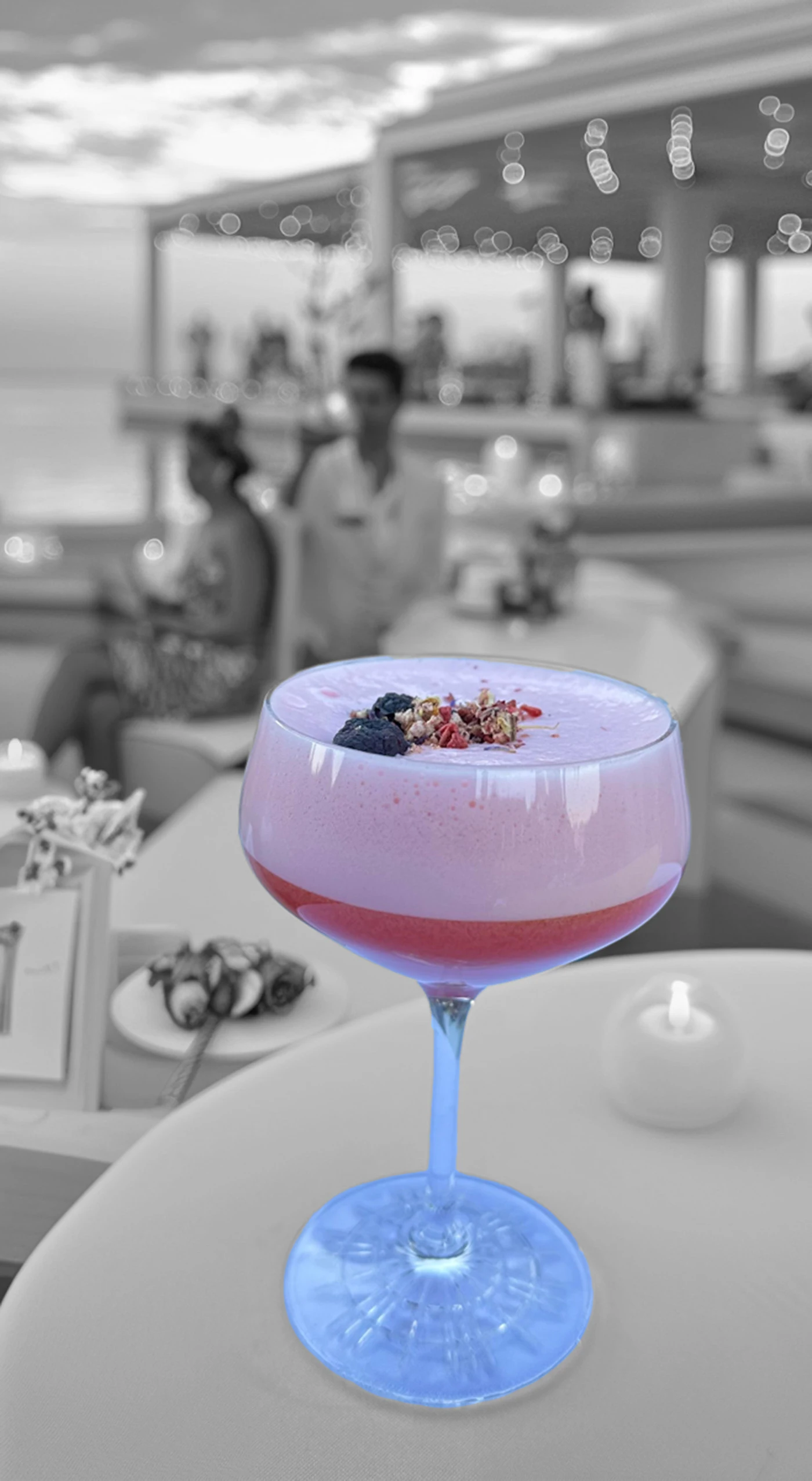 Schaumschläger mit Waldfrucht